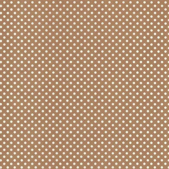 Gold and White Polka Dot Italian Paper ~ Tassotti ~ Reversible Print